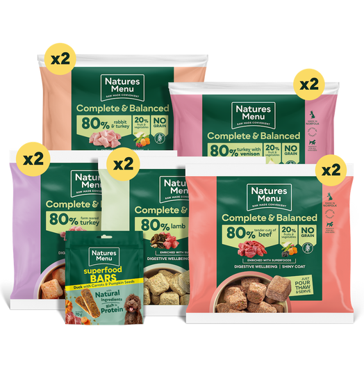 Raw Favourites: 80% Meat Bundle for Large Dogs
