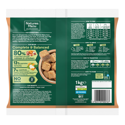 80% Salmon and Chicken Nuggets image number 1