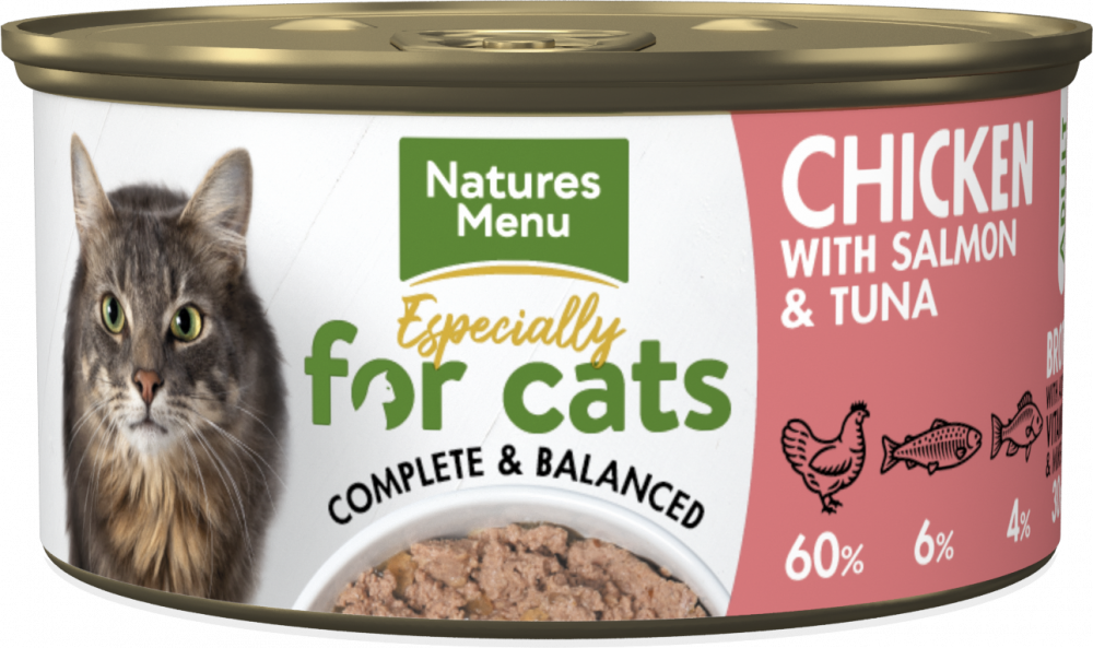 Chicken and tuna cat food sales