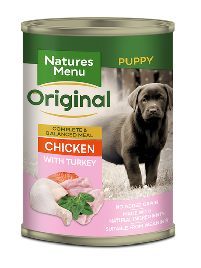 Chicken with Turkey Can for Puppies