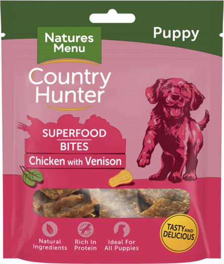 Chicken with Venison Superfood Bites for Puppies