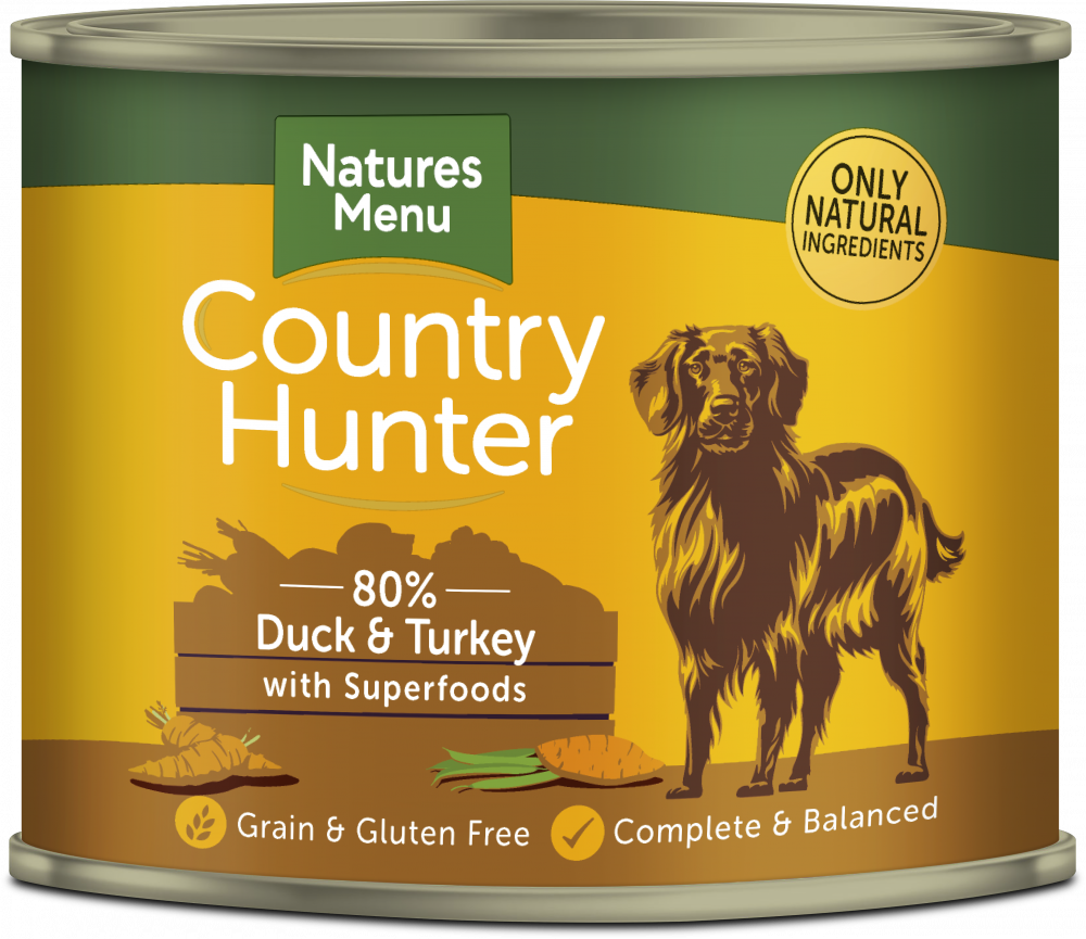 Duck and Turkey with Superfoods Country Hunter Cans Natures Menu