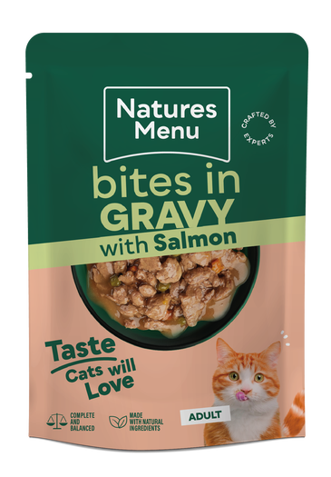 Salmon Bites in Gravy Pouch