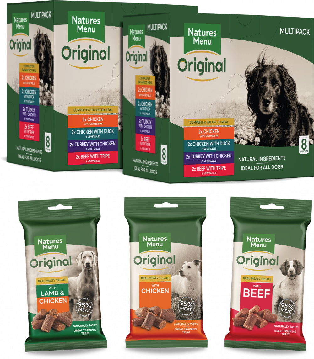 Natures menu dog food pouches shop