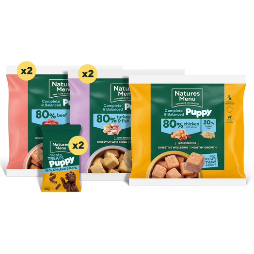Raw Favourites: 80% Meat Bundle for Medium Breed Puppies