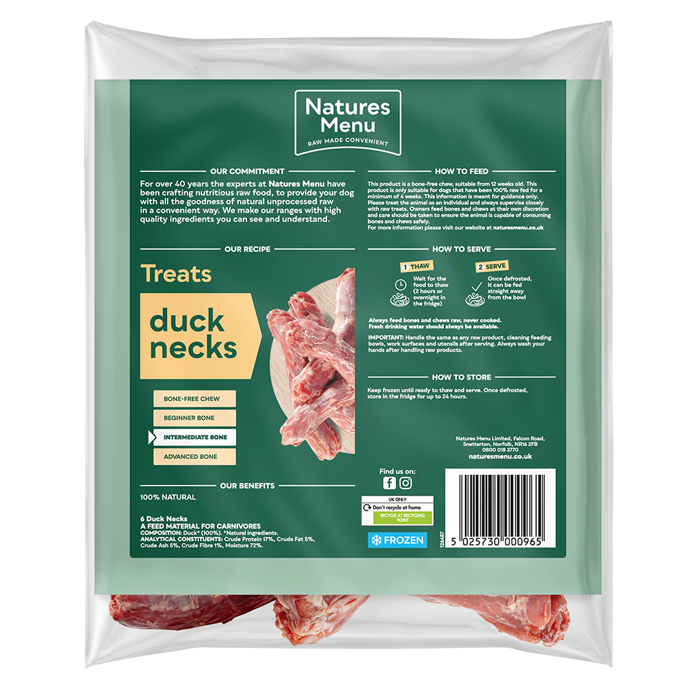 Are duck necks safe for dogs deals