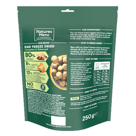 80% Chicken Freeze Dried Nuggets image number 1