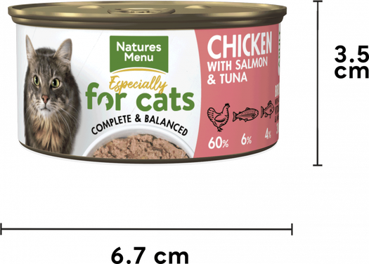 Chicken and tuna cat food clearance