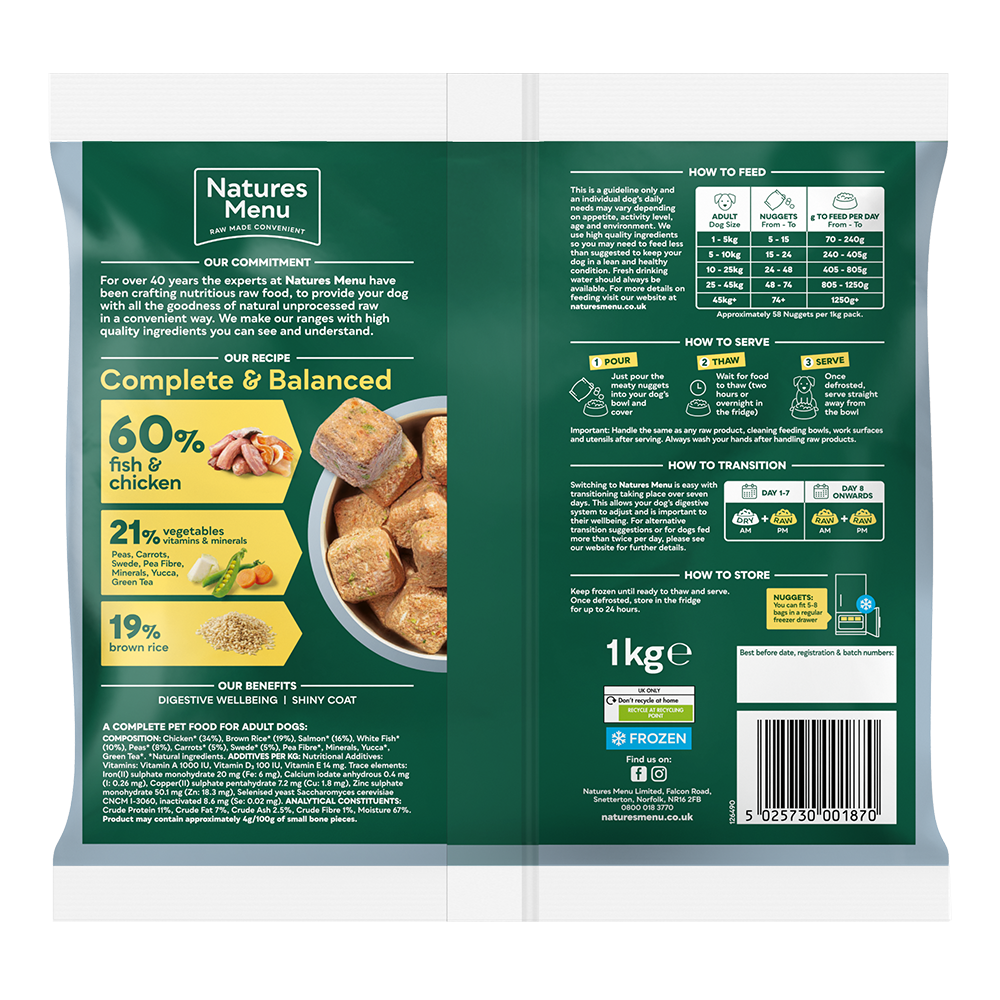 Natures menu senior dog top food