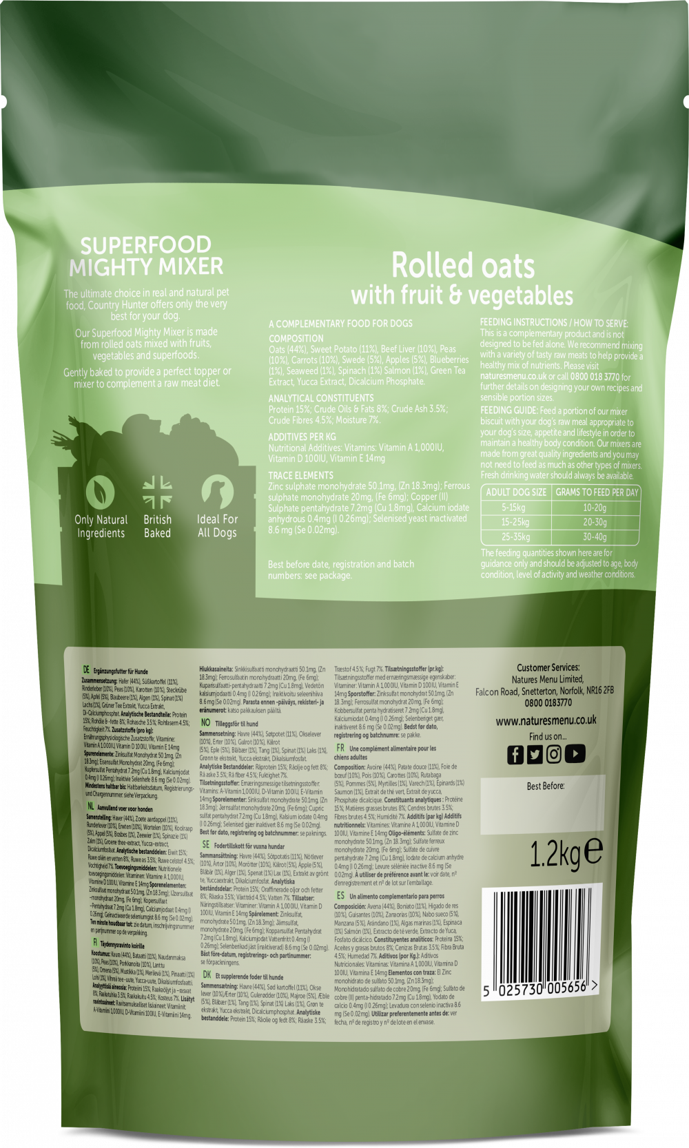 Natures menu country sales hunter mighty mixer