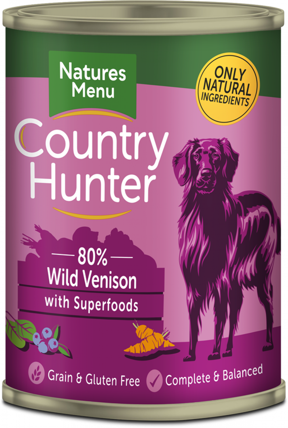 Natures menu country hunter venison and blueberries dog food 2025