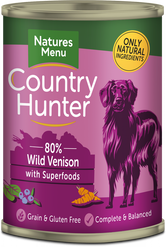 Wild Venison with Superfood cans
