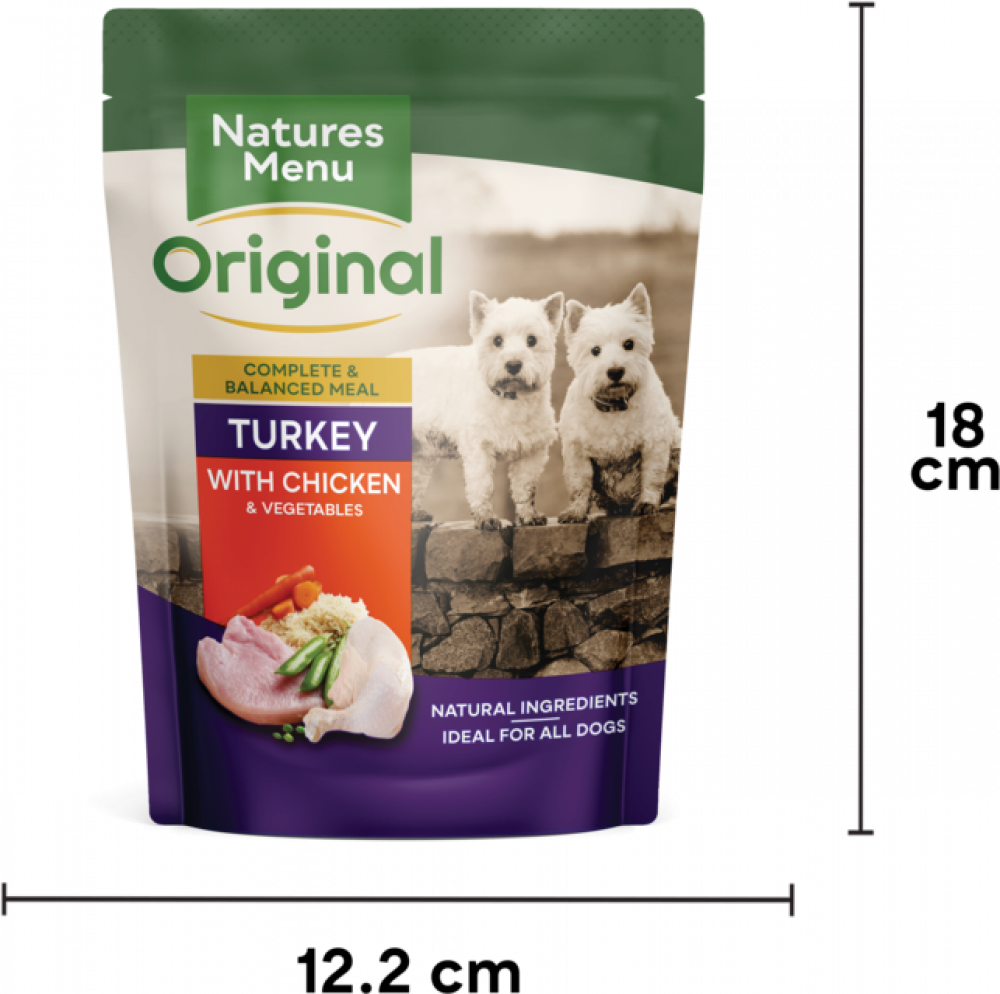 Natures menu dog pouches cheap