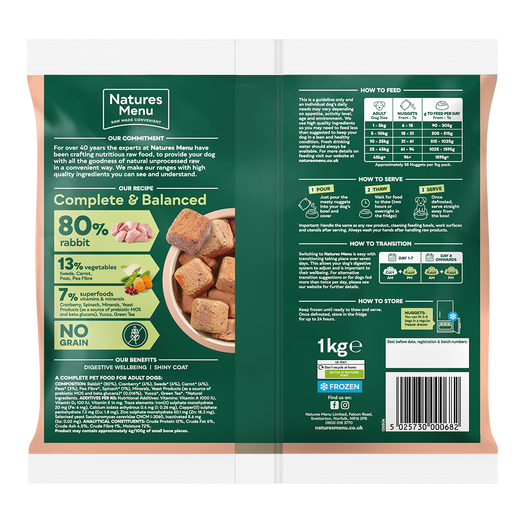 Natures hotsell menu kibble