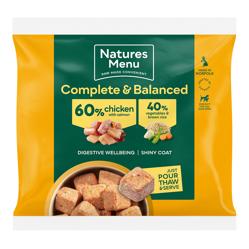Raw dog food frozen store nuggets