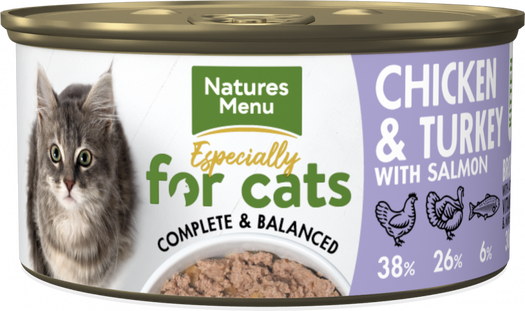 Chicken & Turkey with Salmon for Kittens