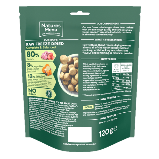 80% Lamb Freeze Dried Nuggets image number 1