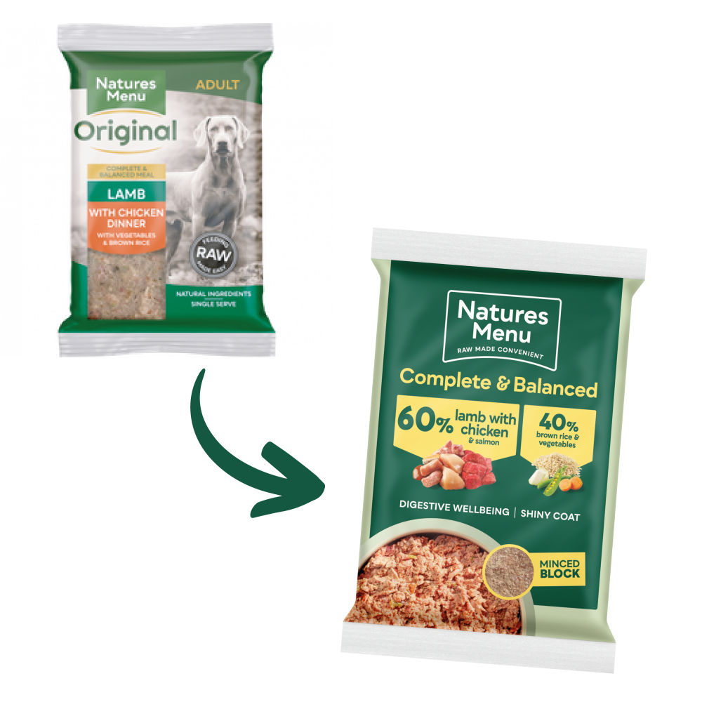 Natures menu raw puppy cheap food