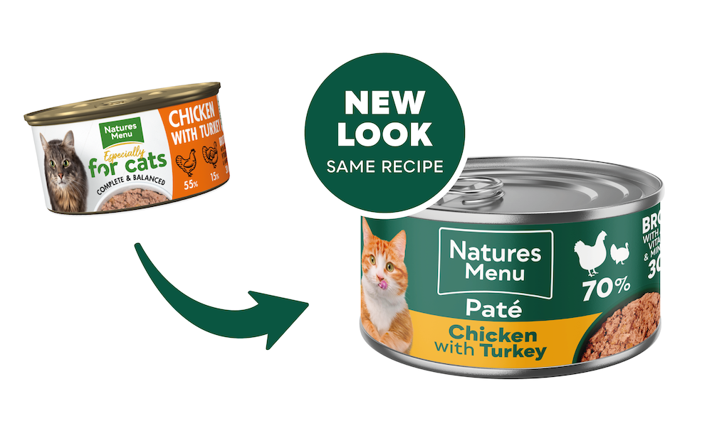 Chicken Turkey Especially for Cats Cans Natures Menu