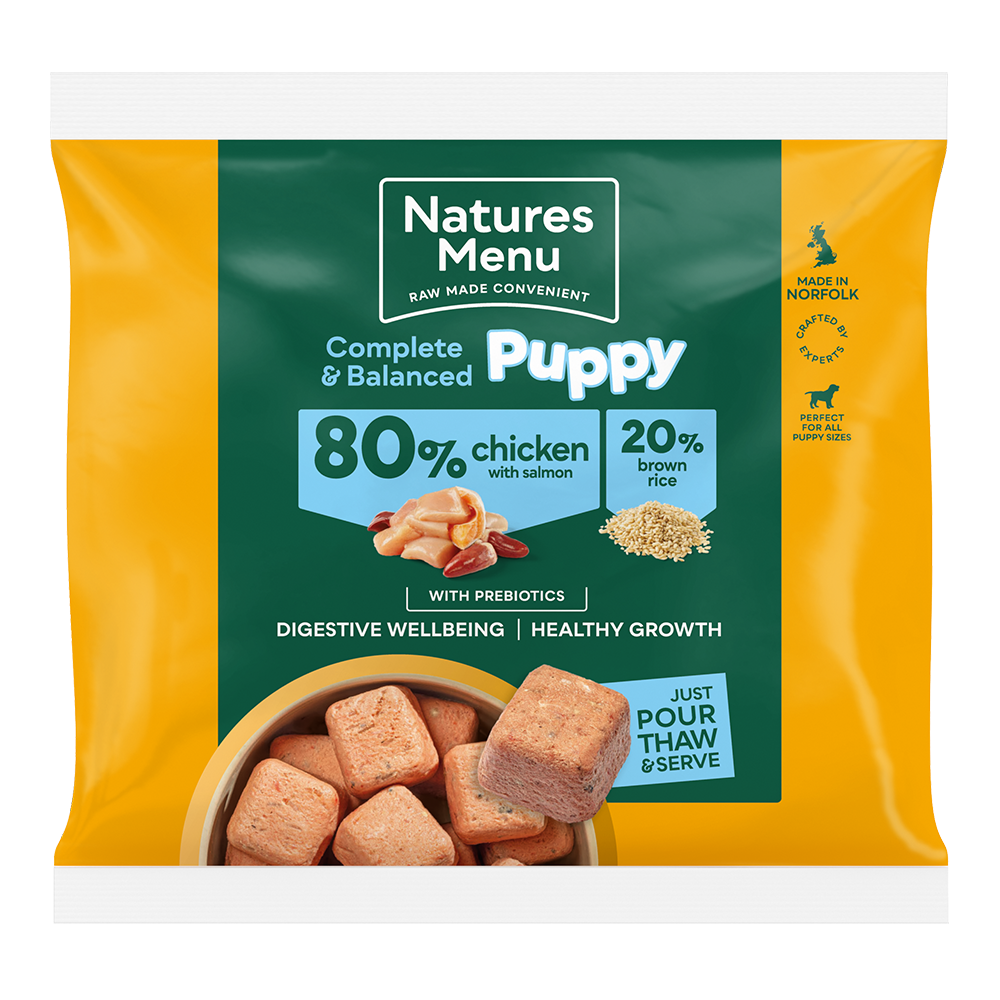 Natures menu online raw puppy food