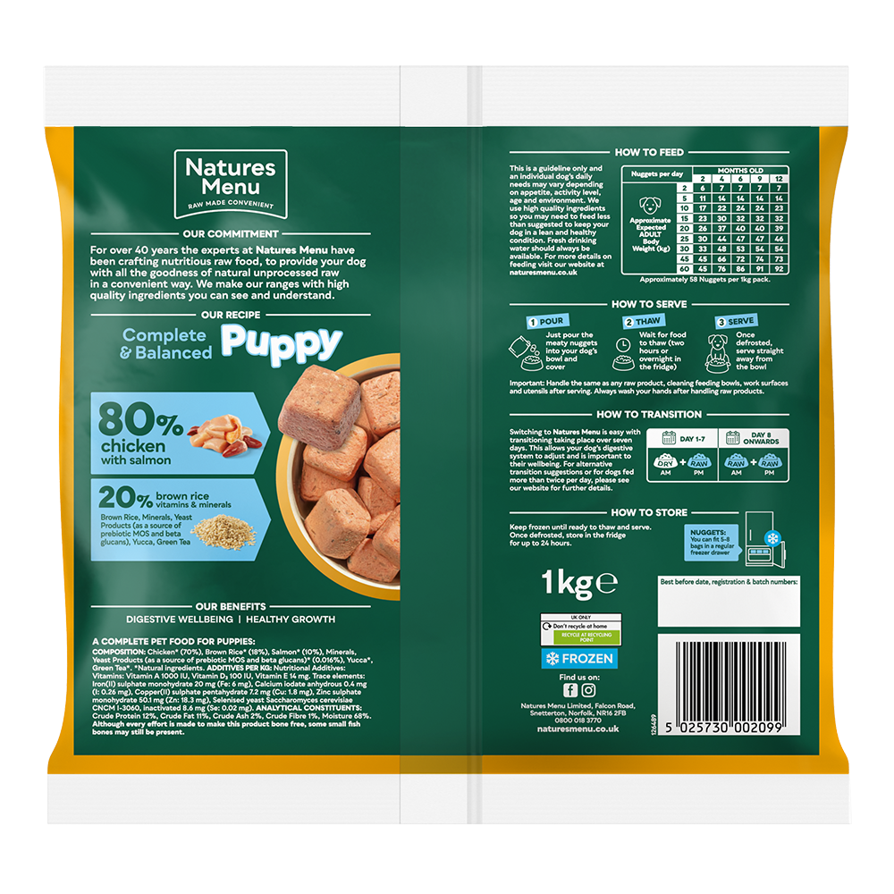 Natures menu raw feeding guide shop