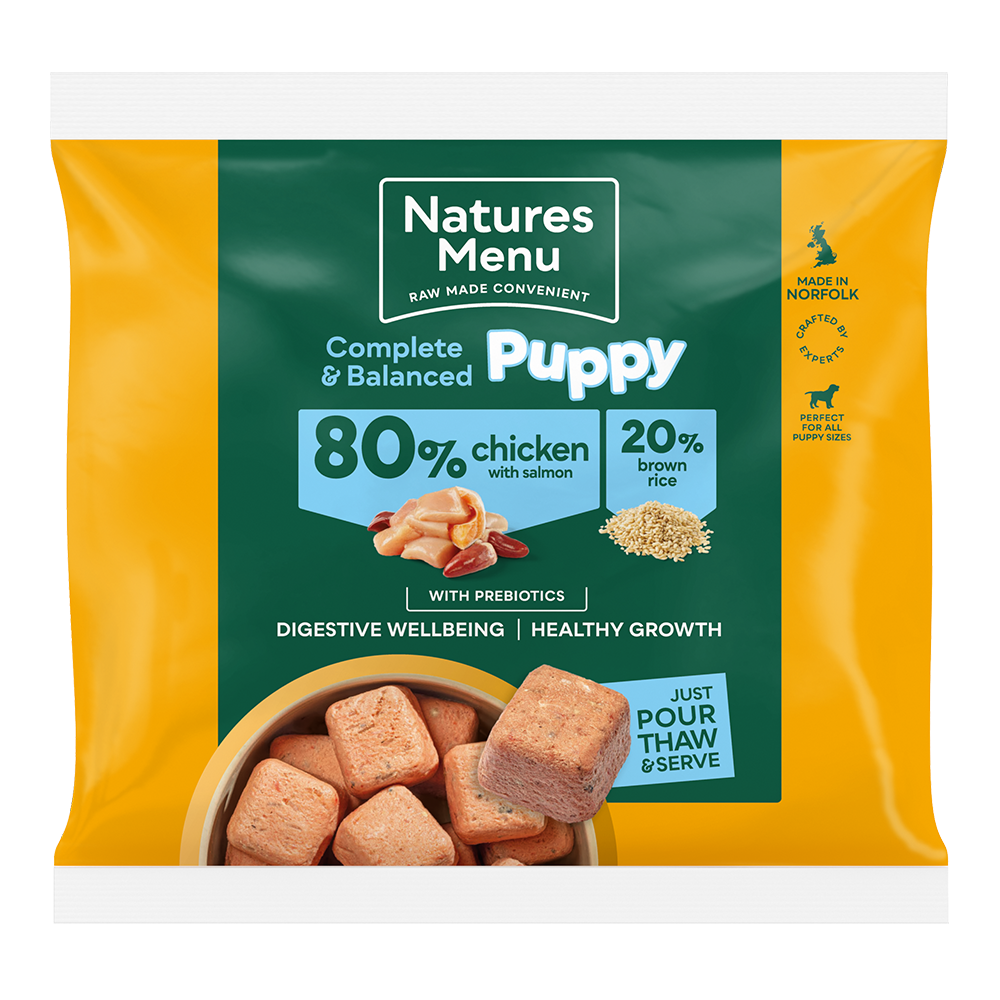 Natures menu puppy nuggets clearance