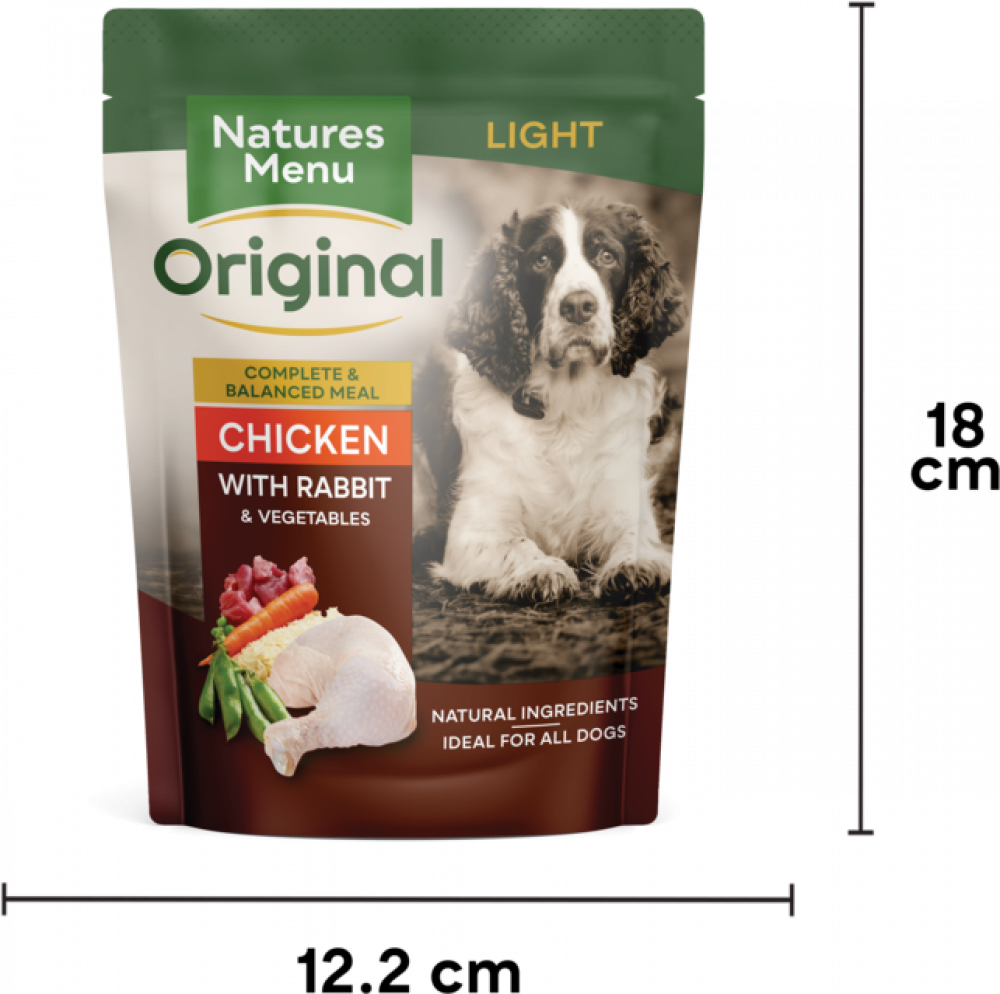 Natures menu on sale dog food pouches