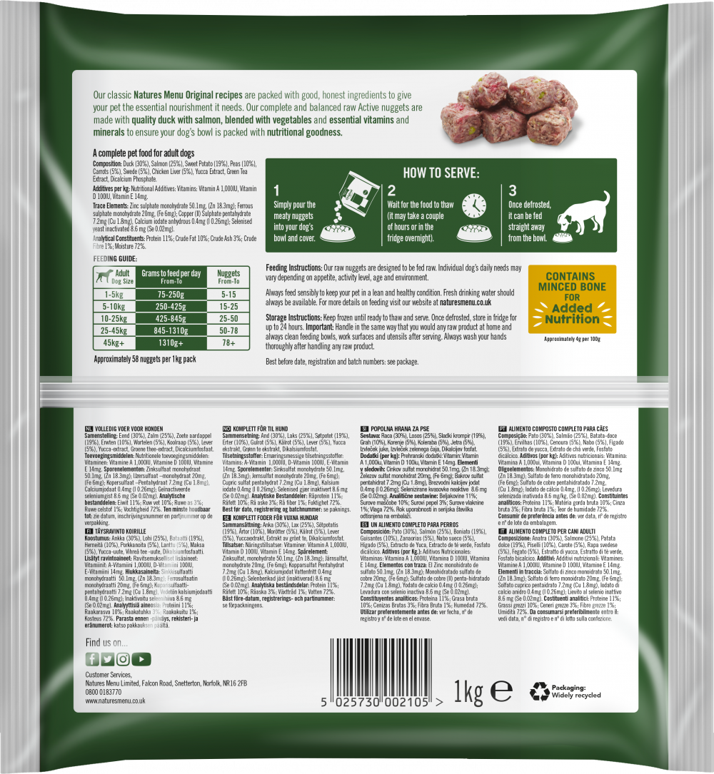Nature menu dog food shop