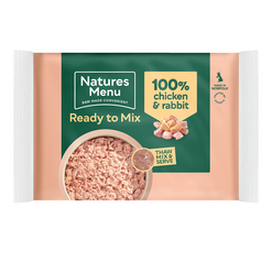100% chicken & rabbit block