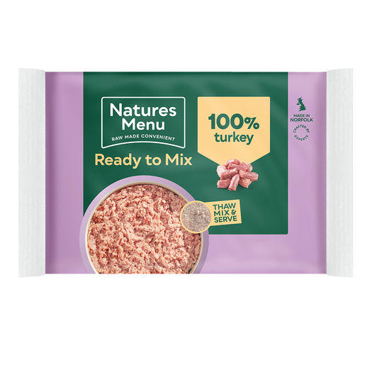 Just Turkey Raw Mince Natures Menu Home Prepare Raw Natures Menu
