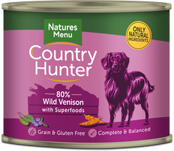 Wild Venison with Superfood cans
