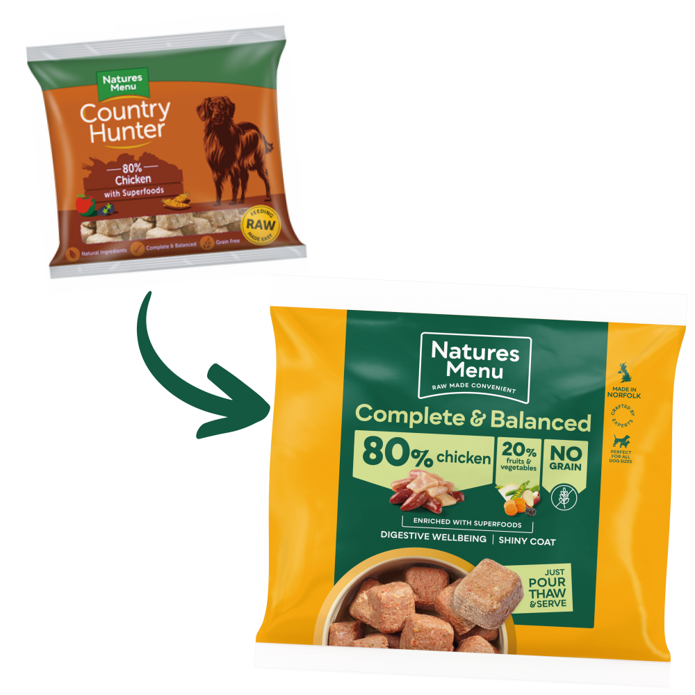 Natures menu raw puppy cheap food