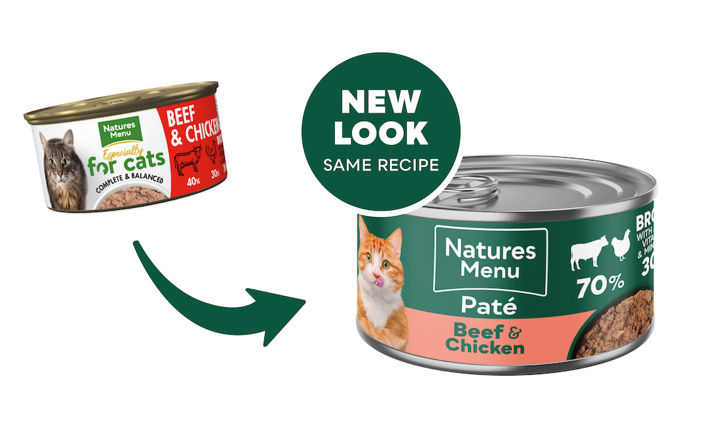 Beef Chicken Especially for Cats Cans Natures Menu