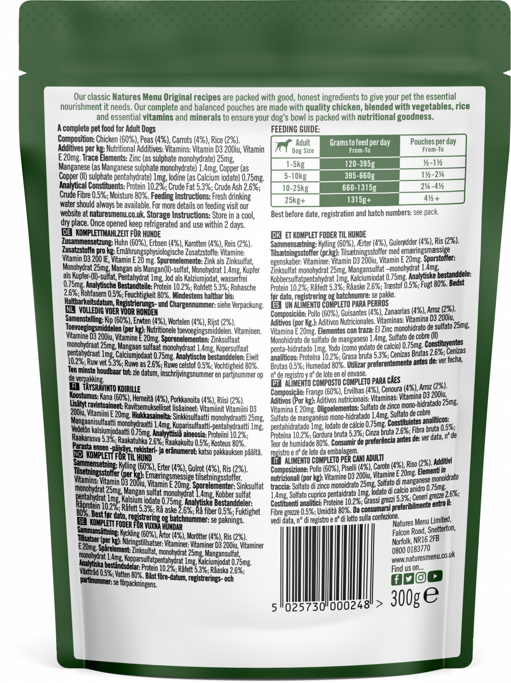Chicken Natures Menu Dog Pouches Natures Menu