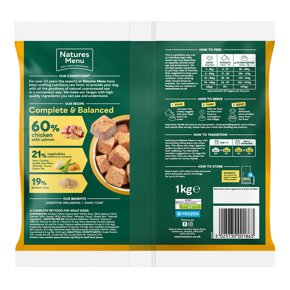Chicken Nuggets Natures Menu Raw Meals Natures Menu