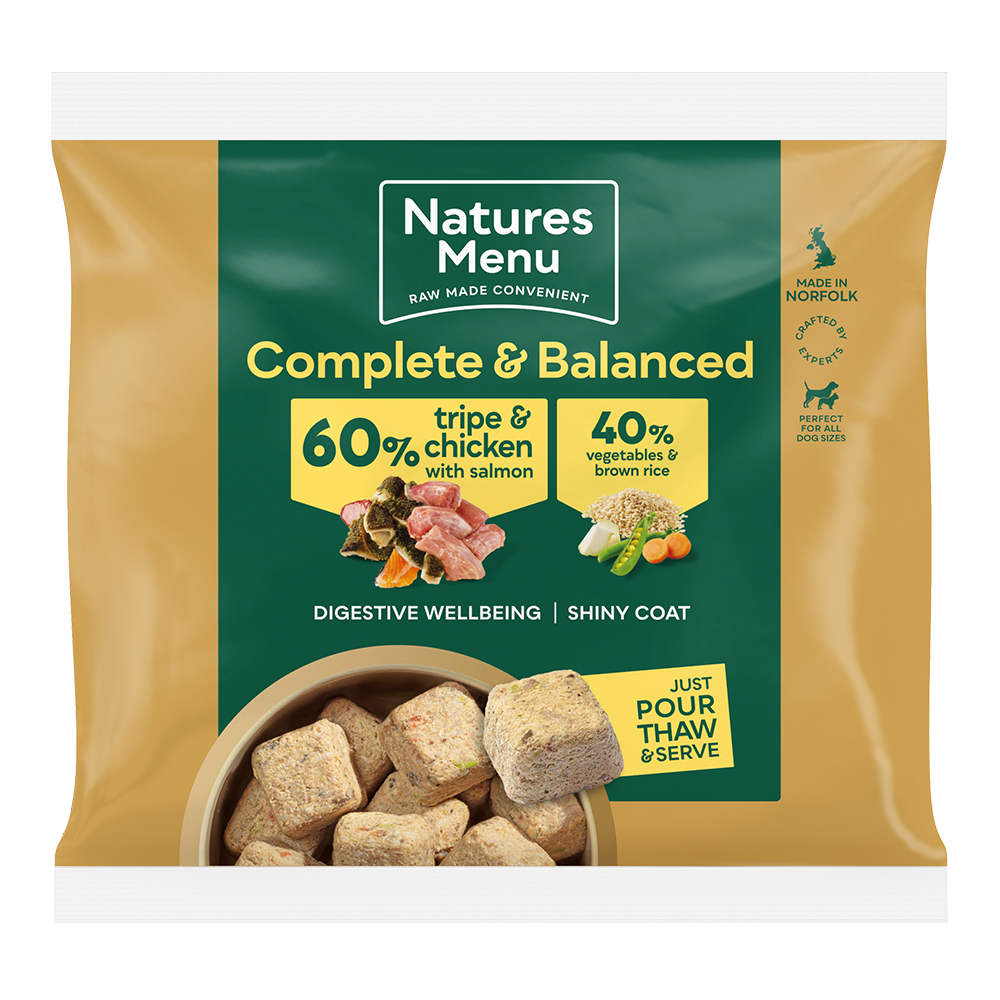 Chicken and tripe clearance raw dog food